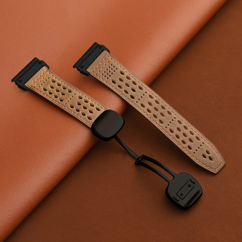 Breathable Leather QuickFit Strap For Garmin