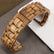 Natural Wood Watch Band For Garmin