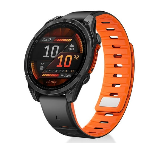 Sport Silicone Strap for Garmin Fenix 8 7X 7 5X 5 6