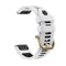 Two-tone stepped silicone strap for Garmin