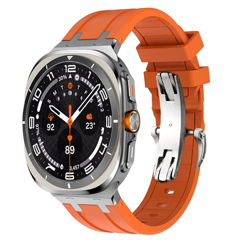 NEW AP Thick Silicone Band With Titanium Adapter For Samsung