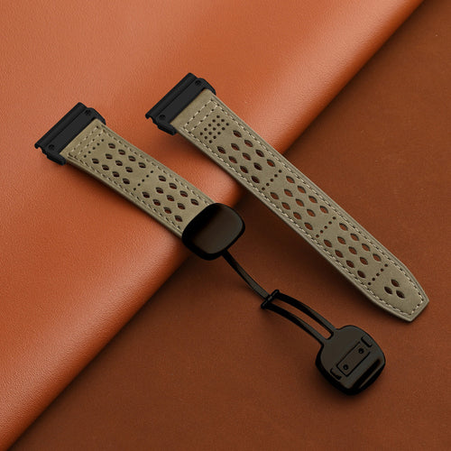 Breathable Leather QuickFit Strap For Garmin