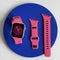 Irregularly Beveled Silicone Watch Band for Apple Watch