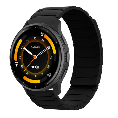 Armor Silicone Magnetic Watch Strap for Garmin Forerunner245/255s/Venu/Venu2