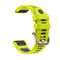 Two-tone stepped silicone strap for Garmin