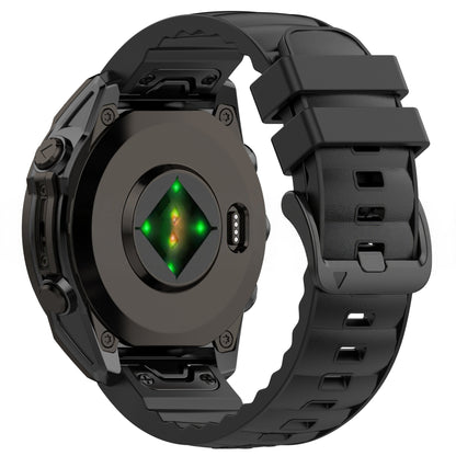 Silicone Leather + Nylon Fabric Strap For Garmin