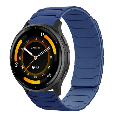 Armor Silicone Magnetic Watch Strap for Garmin Forerunner245/255s/Venu/Venu2