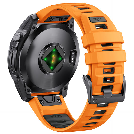 Two Tone Silicone Strap Fit For Garmin