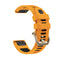 Two-tone stepped silicone strap for Garmin