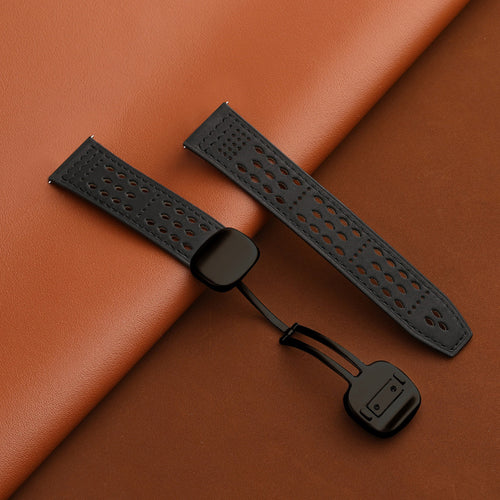 Breathable Leather Strap For Garmin Venu 3/Venu 2/Forerunner265/245/255