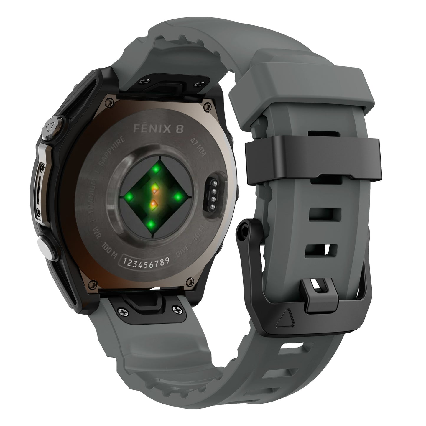 Super Titan Sport Silicone Band For Garmin Fenix 8 7 7X 6