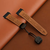 Breathable Leather QuickFit Strap For Garmin