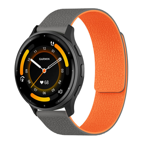 Texture Design Magnetic Watch Strap For Garmin Venu 3/Venu 2/Forerunner245/255s/255//265