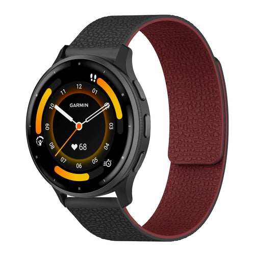 Texture Design Magnetic Watch Strap For Garmin Venu 3/Venu 2/Forerunner245/255s/255//265