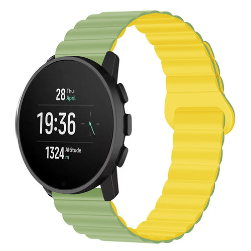Classic Magnetic Loop Silicone Strap For Suunto -22mm