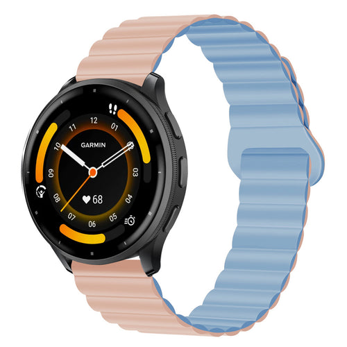 Classic Magnetic Loop Silicone Strap For Garmin Venu 3/Venu 2/Forerunner255/265