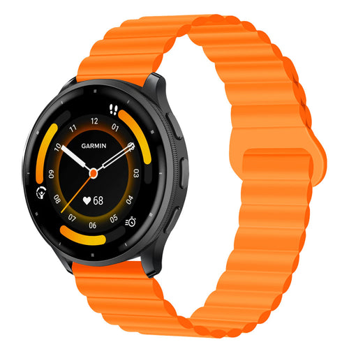 Classic Magnetic Loop Silicone Strap For Garmin Venu 3/Venu 2/Forerunner255/265