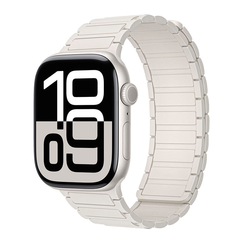 Silicone magnetic loop watch band For Apple Watch