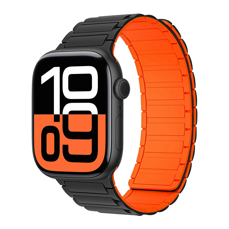 Silicone magnetic loop watch band For Apple Watch – Baool