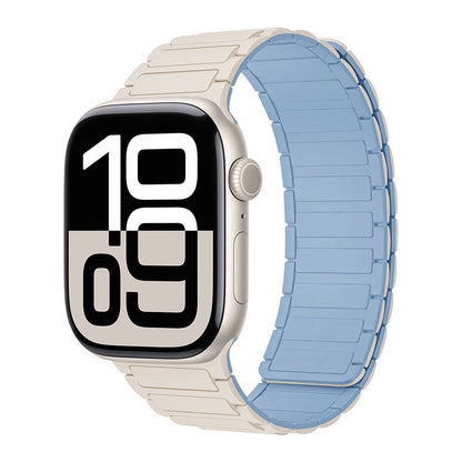 Silicone magnetic loop watch band For Apple Watch