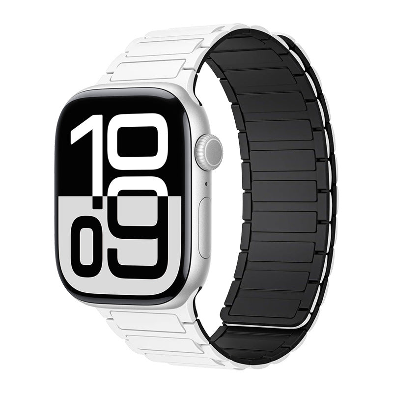 Silicone magnetic loop watch band For Apple Watch
