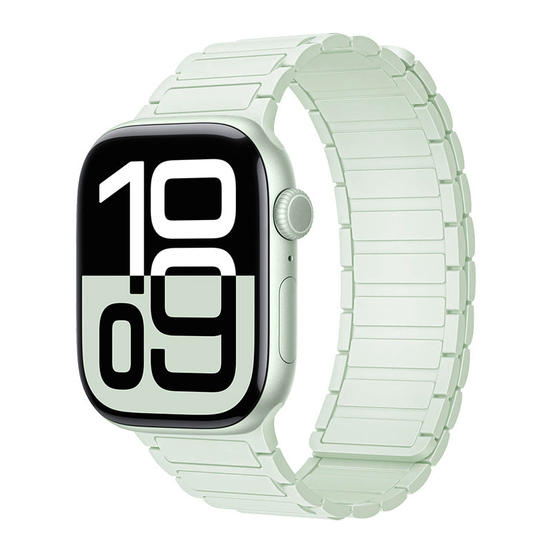 Silicone magnetic loop watch band For Apple Watch