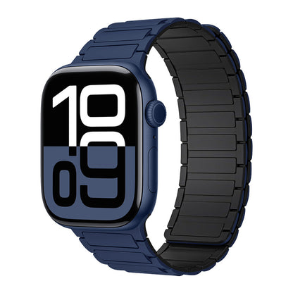 Silicone magnetic loop watch band For Apple Watch