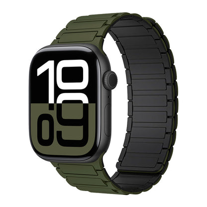 Silicone magnetic loop watch band For Apple Watch