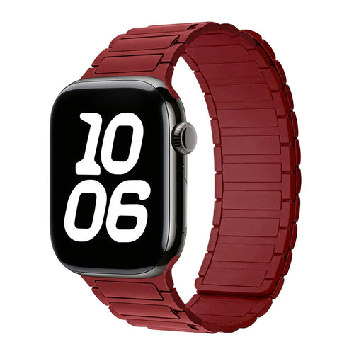 Silicone magnetic loop watch band For Apple Watch
