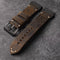 Vintage Leather QuickFit Strap For Garmin--Lengthened Size