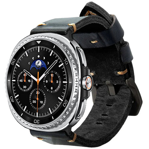 Vintage Leather Band For Samsung Galaxy Watch