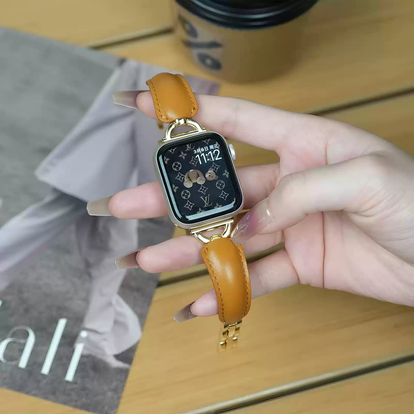 Leather Bracelet For Apple Watch
