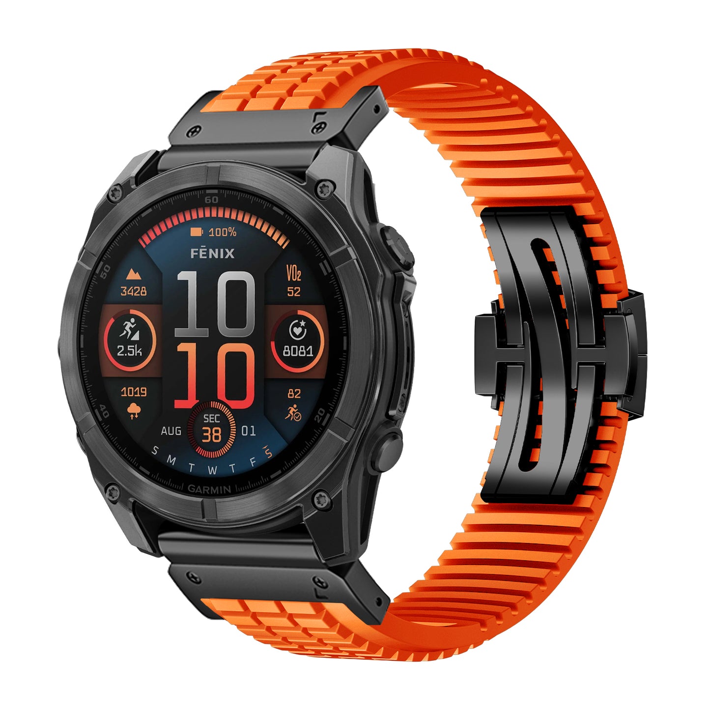 Cross-Country Fluororubber Strap Upgraded Version For Garmin