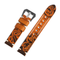 Hand-engraved Embossed Leather Watch Strap — 18/20/22/24mm