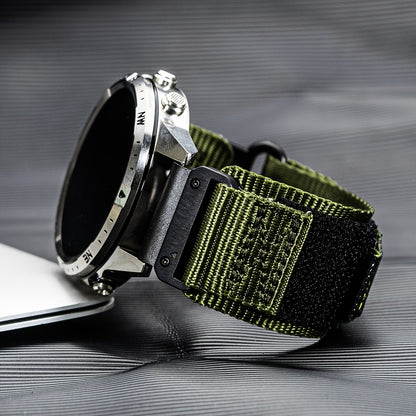 Nylon Canvas Loop Velcro Strap For Garmin
