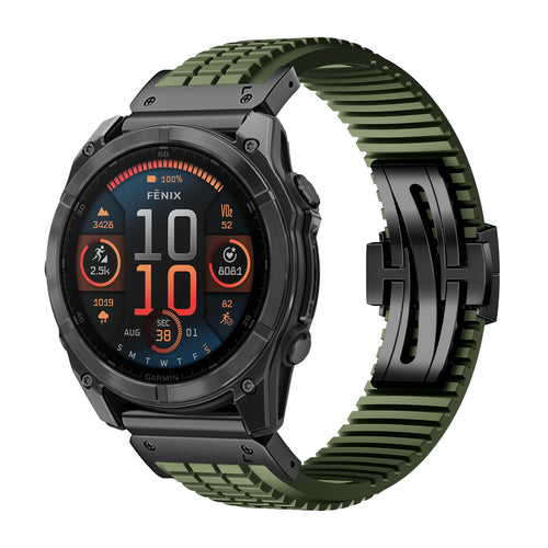 Cross-Country Fluororubber Strap Upgraded Version For Garmin