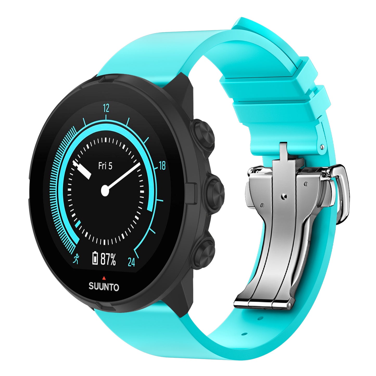 FKM Fluoroelastomer Band For Suunto -24mm