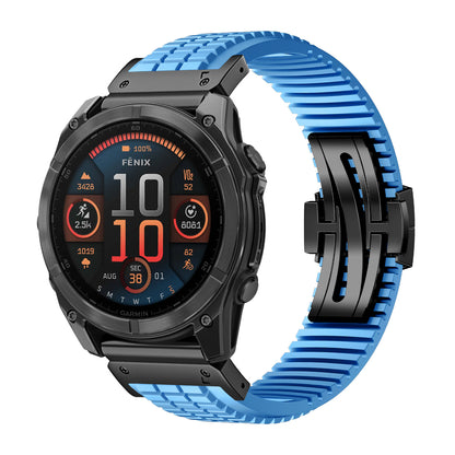 Cross-Country Fluororubber Strap Upgraded Version For Garmin