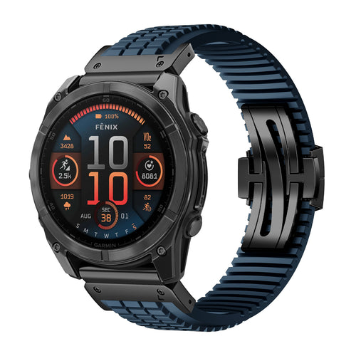 Cross-Country Fluororubber Strap Upgraded Version For Garmin