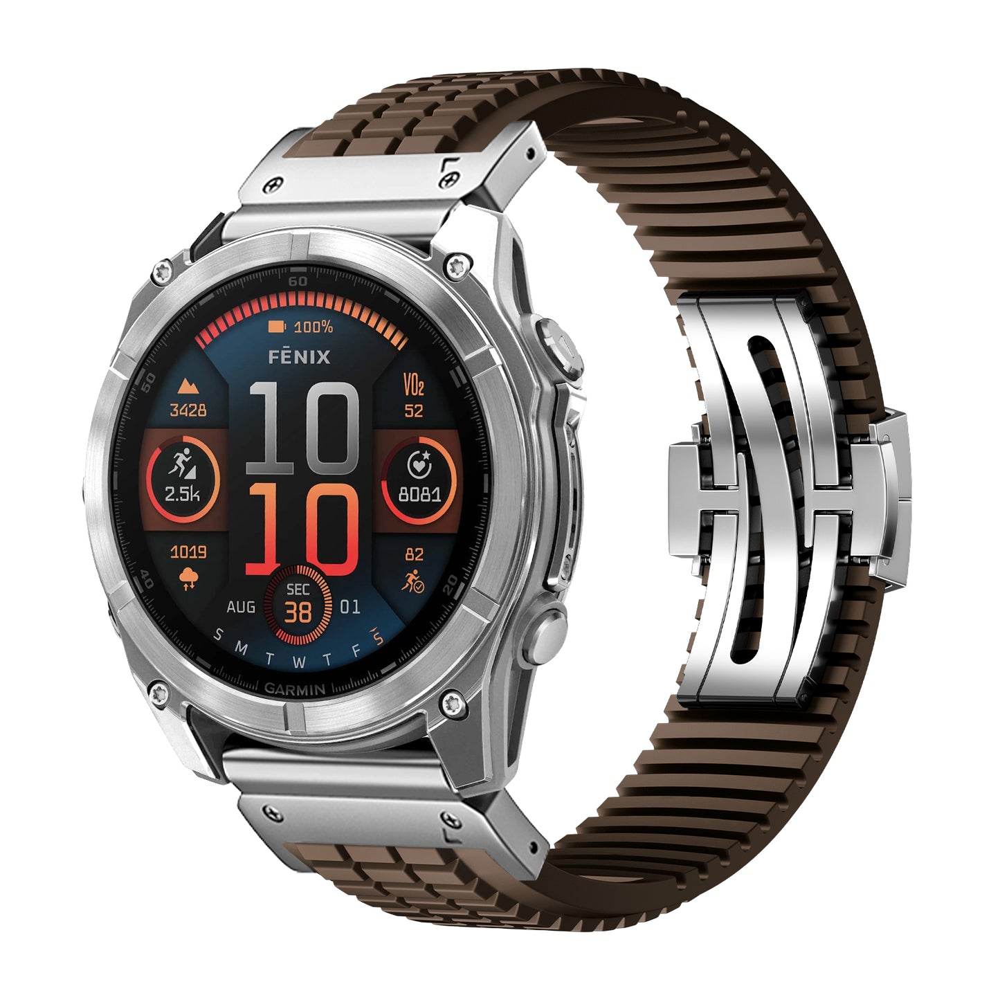 Cross-Country Fluororubber Strap Upgraded Version For Garmin